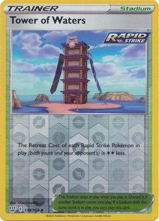 Battle Styles - 138/163 - Tower of Waters - Reverse Holo