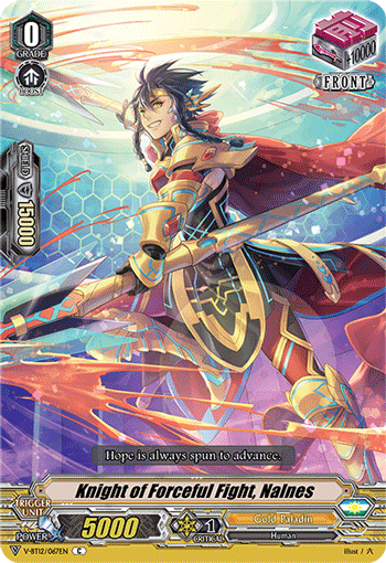 Divine Lightning Radiance - V-BT12/067 - C - Knight of Forceful Fight, Nalnes