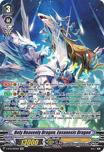 Divine Lightning Radiance - V-BT12/SP03 - SP - Holy Heavenly Dragon, Eosanesis Dragon