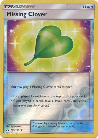 Ultra Prism - 129/156 - Missing Clover - Reverse Holo