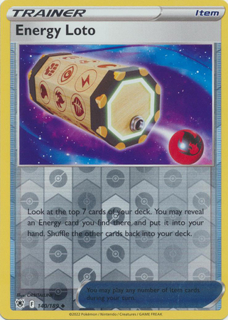 Astral Radiance - 140/189 - Energy Loto - Reverse Holo