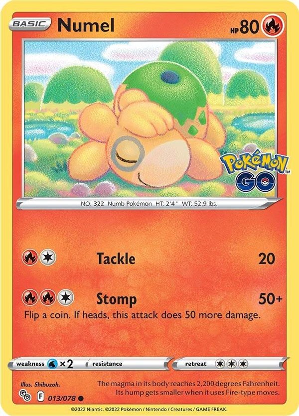 Pokémon GO - 013/078 - Numel