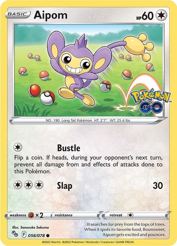 Pokémon GO - 056/078 - Aipom