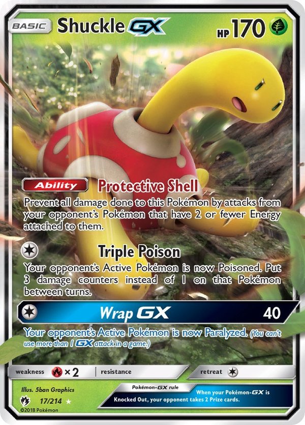 Lost Thunder - 17/214 - Shuckle GX