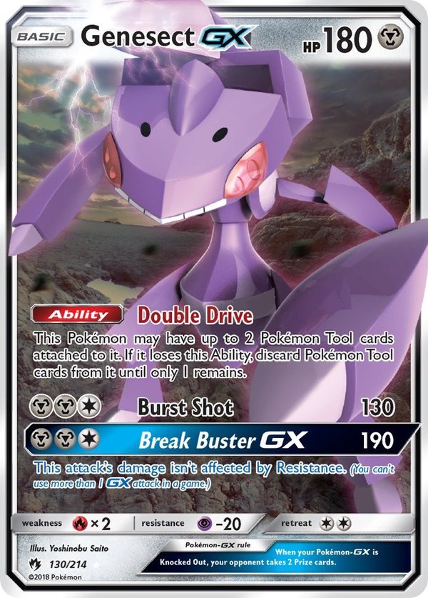 Lost Thunder - 130/214 - Genesect GX