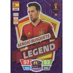 026 - Legend - Sergio Busquets - Spain
