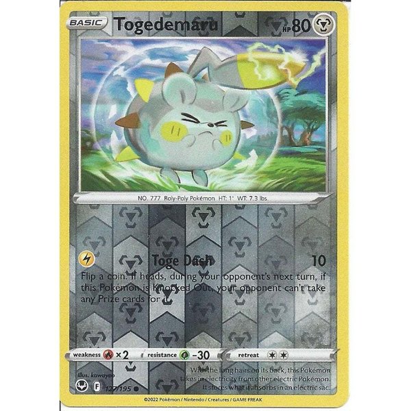 Silver Tempest - 127/195 - Togedemaru - Reverse Holo