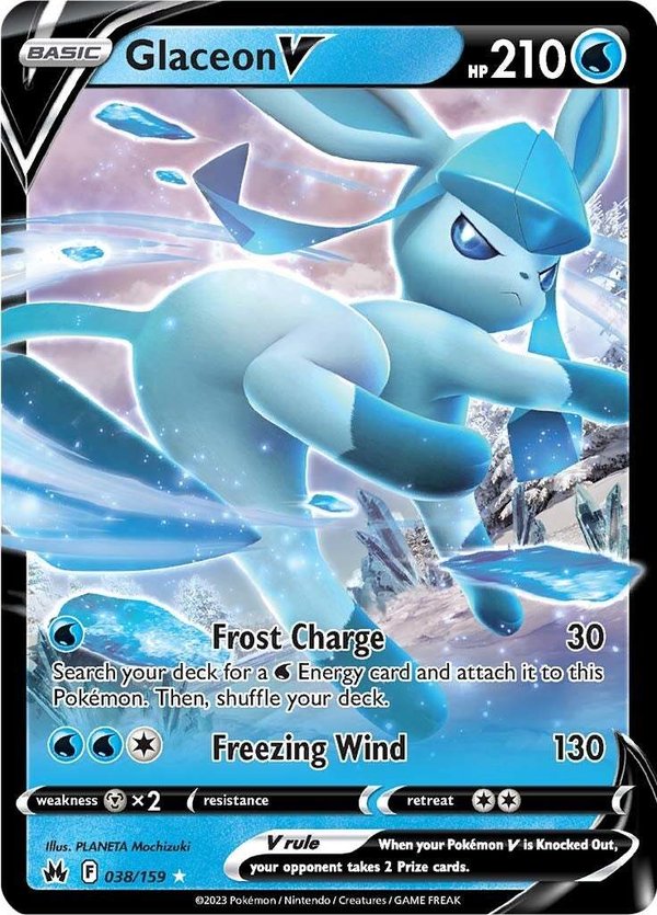 Crown Zenith - 038/159 - Glaceon V