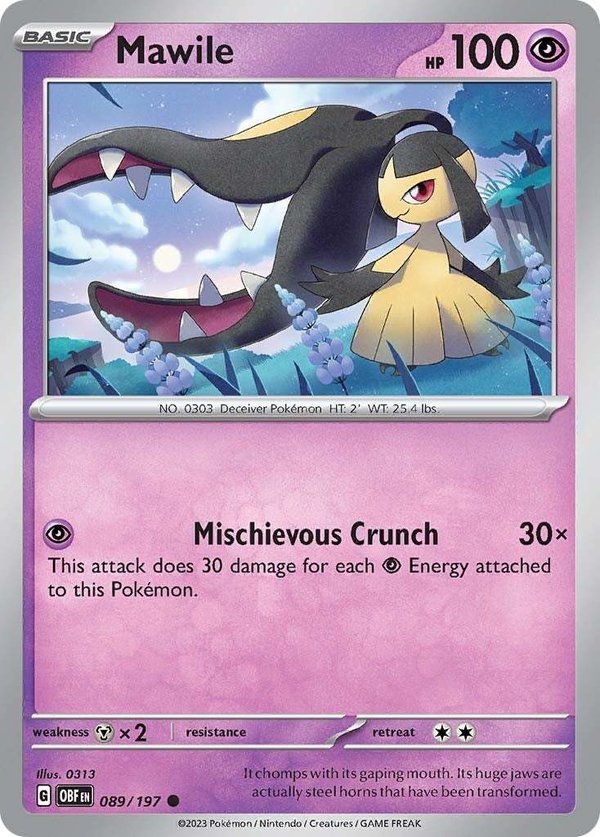 Obsidian Flames - 089/197 - Mawile