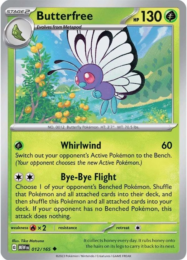 151 - 012/165 - Butterfree