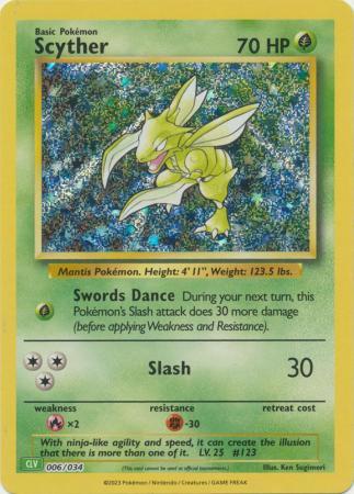 Classic Game - CLV - 006/034 - Scyther