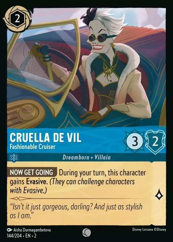 Rise of the Floodborn - 144/204 - Cruella De Vil - Fashionable Cruiser