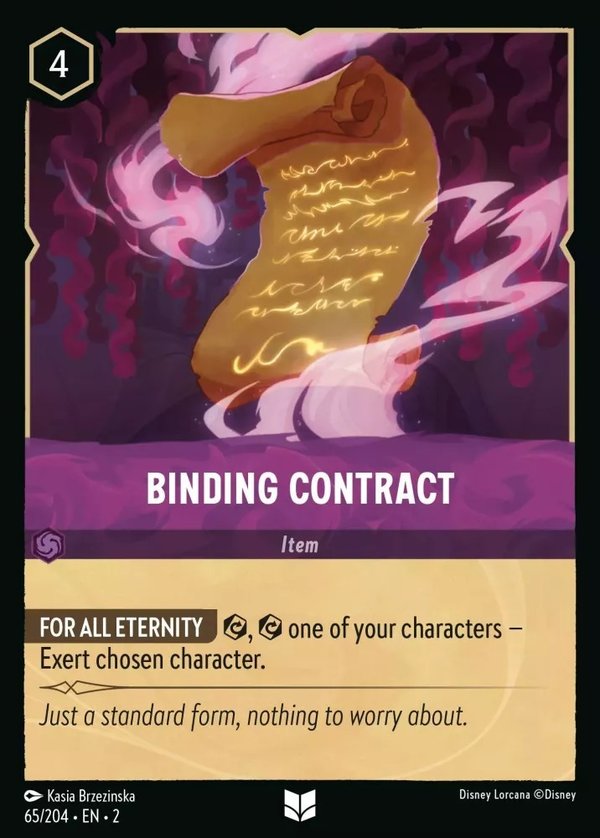 Rise of the Floodborn - 065/204 - Binding Contract - Foil