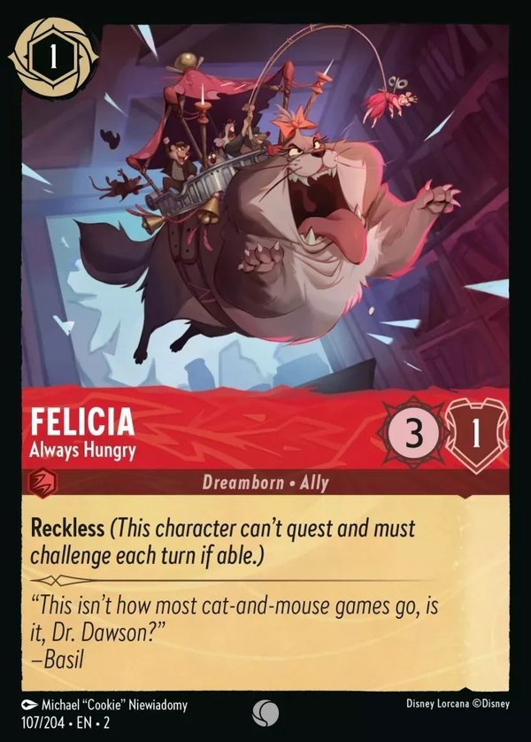 Rise of the Floodborn - 107/204 - Felicia - Always Hungry - Foil